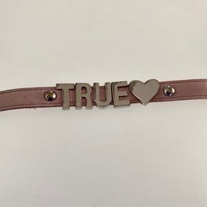 BCBG True Love leather bracelet